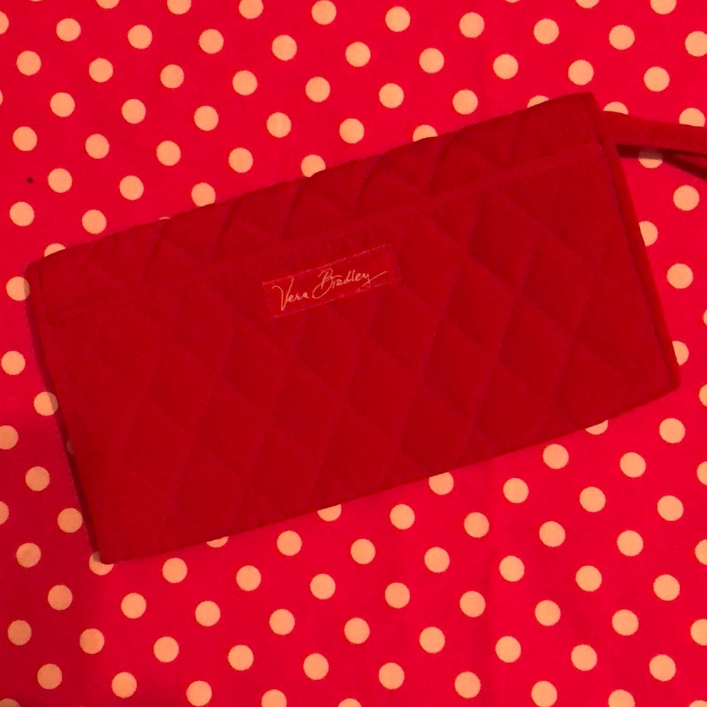 Vera Bradley Red Wristlet Wallet!